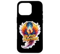We Rise Together Phoenix Fire Bird Rising Ashes Team Group Case for iPhone 16 Pro