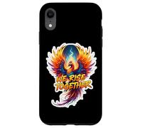 We Rise Together Phoenix Fire Bird Rising Ashes Team Group Case for iPhone XR