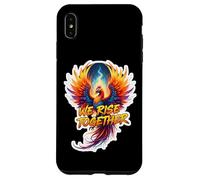 We Rise Together Phoenix Fire Bird Rising Ashes Team Group Case for iPhone XS Max