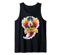 We Rise Together Phoenix Fire Bird Rising Ashes Team Group Tank Top