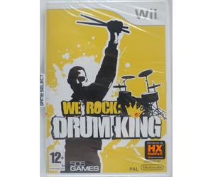 WE ROCK DRUM KING Nintendo Wii PAL Original Sealed New