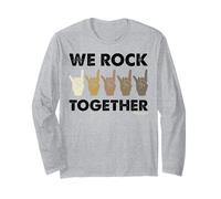 We Rock Together Funny Sign Language Long Sleeve T-Shirt