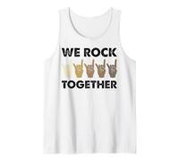 We Rock Together Funny Sign Language Tank Top