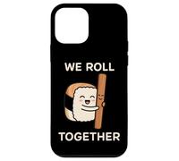 We Roll Together - Funny Sushi Roll Pun Case for iPhone 12 mini