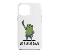 We Run At Dawn Frog Funny Frog Meme Running Lover Runner Case for iPhone 13 Pro Max
