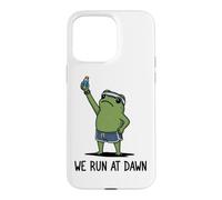 We Run At Dawn Frog Funny Frog Meme Running Lover Runner Case for iPhone 15 Pro Max