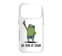 We Run At Dawn Frog Funny Frog Meme Running Lover Runner Case for iPhone 17 Pro