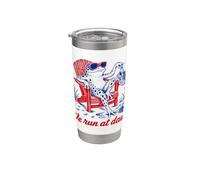 We Run At Dawn Frog Funny Stainless Steel Insulated Tumbler