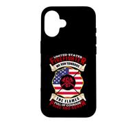 WE RUN TOWARDS THE FLAMES Awesome Firefighters Backside Case for iPhone 16