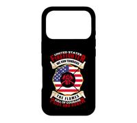 WE RUN TOWARDS THE FLAMES Awesome Firefighters Backside Case for iPhone 17 Pro
