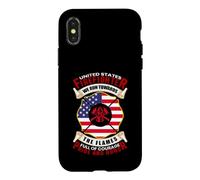 WE RUN TOWARDS THE FLAMES Awesome Firefighters Firefighting Case for iPhone X/XS