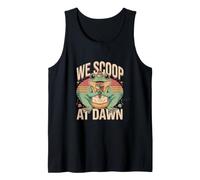We Scoop At Dawn Frog Ice Cream Sundae Tank Top