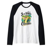We See Us Later Alligator in A Weile Crocodile Raglan Baseball Tee