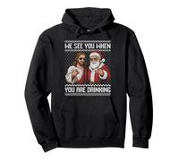 We see you when you are drinking, anti alcohol ugly sweater Pullover Hoodie