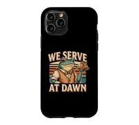 We Serve At Dawn Coffeehouse Frog Cafe Barista Case for iPhone 11 Pro