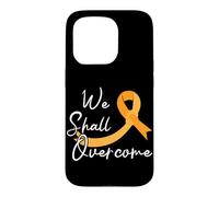 We Shall Overcome Support Squad Childhood Cancer Awareness Case for iPhone 15 Pro