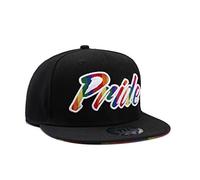 We Show Pride Gay Pride Black Rainbow Snapback Baseball Cap (WSPSB1)