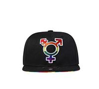 We Show Pride Gay Rainbow Black Snapback Baseball Cap (WSPSB2)