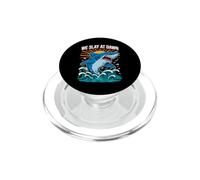 We Slay At Dawn Meme Shark Funny Back to School Boys Teens PopSockets PopGrip for MagSafe