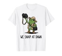 We Snap At Dawn Funny Frog Meme Photography Photographer Value Graphic T-Shirt
