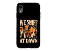 We Sniff At Dawn Beagle Mystery Dog Case for iPhone XR