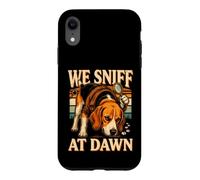 We Sniff At Dawn Beagle Mystery Dog Case for iPhone XR