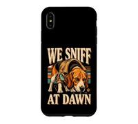 We Sniff At Dawn Beagle Mystery Dog Case for iPhone XS Max