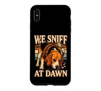 We Sniff At Dawn Beagle Mystery Dog Case for iPhone XS Max