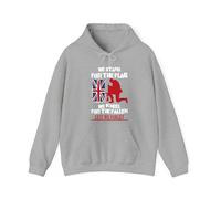 We stand for the Flag hoodie, We kneel for the Fallen hoodie, Memorial hoodie, Fallen veteran hoodie, Armed forces hoodie, Unisex hoodie for adult and kids Heather Grey