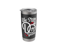 We Still Do 11 Years Funny Couple 11th Wedding Anniversary Stainless Steel Insulated Tumbler