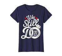 We Still Do 20 Years Funny Couple 20th Wedding Anniversary T-Shirt, Women, Navy Blue, 3X-Large