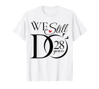 We Still Do 28 Years Funny Couple 28th Wedding Anniversary T-Shirt