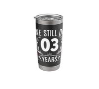 We Still Do 3 Years Funny Couple 3rd Wedding Anniversary Stainless Steel Insulated Tumbler