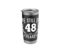 We Still Do 48 Years Funny Couple 48th Wedding Anniversary Stainless Steel Insulated Tumbler