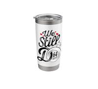 We Still Do 64 Years Funny Couple 64th Wedding Anniversary Stainless Steel Insulated Tumbler
