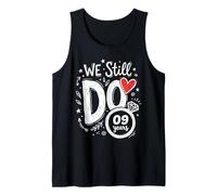 We Still Do 9 Years Funny Couple 9th Wedding Anniversary Tank Top