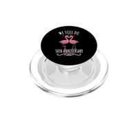 We Still Do Flamingo Couple Wedding 50th Anniversary PopSockets PopGrip for MagSafe