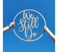 We Still Do Vow Renewal wood sign for Backdrop, Anniversary Decorations Marriage milestone Wedding Renewal Backdrop Sign Marriage Commitment Ceremony