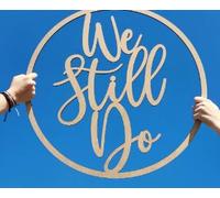 We Still Do Vow Renewal wood sign for Backdrop, Anniversary Decorations Marriage milestone Wedding Renewal Backdrop Sign Marriage Commitment Ceremony