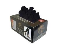 We Supply Companies Ltd Disposable Try On Socks - Premium Grade Hygienic Disposable Foot Try on Socks Dispenser Box of 144 (One size fits all BLACK)