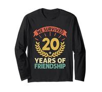 We Survived 20 Years Of Friendship Day BestFriend BFF Long Sleeve T-Shirt