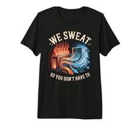 We Sweat So You Don't Have to HVAC Technician Premium T-Shirt