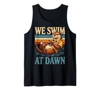We Swim At Dawn River Otter Water Tank Top