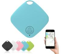 We Tag Mini Magnetic Tracker,Portable Cat And Dog Locator, Real-Time Key Finder And Item Locator, Pet Cat And Dog Tracker, Locates Keys, Backpacks, Easy To Use,Blue