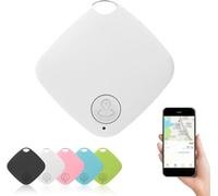 We-Tag Mini Tracker,Bluetooth Pet Wireless Tracker,Real-Time Keys Finder And Item Locator,Mini Intelligent Bluetooth Trackers, Portable Dogs Cats Gps Locator, For Pet, Keys, Suitcase,White