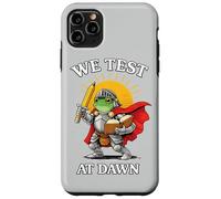 We Test At Dawn Epic Frog Knight Test Day Coordinator Case for iPhone 11 Pro Max