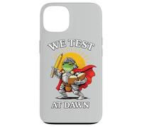 We Test At Dawn Epic Frog Knight Test Day Coordinator Case for iPhone 13