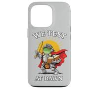 We Test At Dawn Epic Frog Knight Test Day Coordinator Case for iPhone 13 Pro