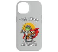 We Test At Dawn Epic Frog Knight Test Day Coordinator Case for iPhone 14