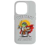 We Test At Dawn Epic Frog Knight Test Day Coordinator Case for iPhone 14 Pro